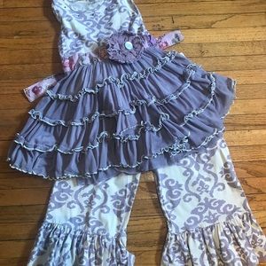 Mustard Pie Capri Set